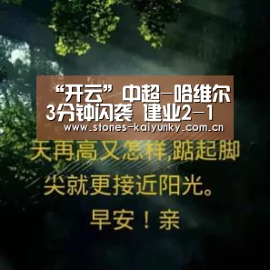 “开云”中超-哈维尔3分钟闪袭 建业2-1送申花三轮不胜(图1) “开云”中超-哈维尔3分钟闪袭 建业2-1送申花三轮不胜(图1)