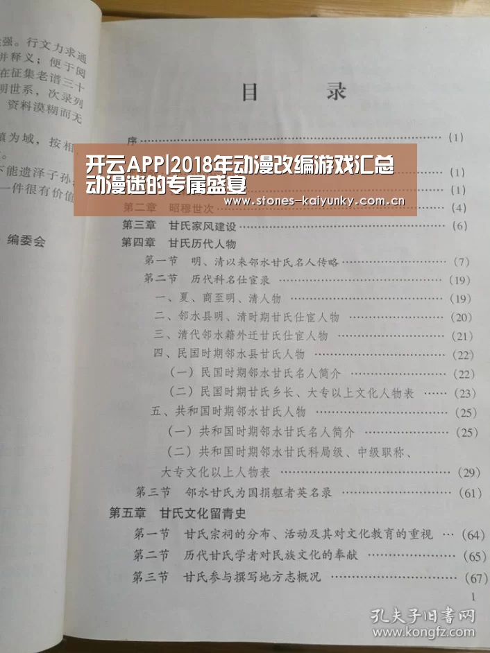 开云APP|2018年动漫改编游戏汇总 动漫迷的专属盛宴(图1) 开云体育下载